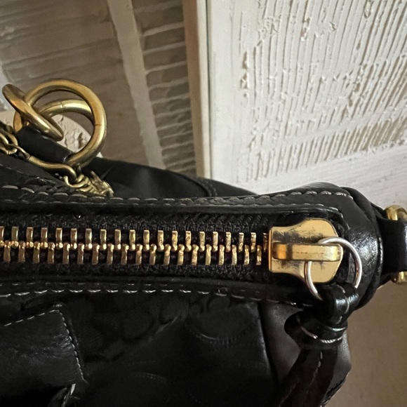 Coach Ed Hampton Ltd Edition Black Patchwork Satchel - Picture 4 of 7